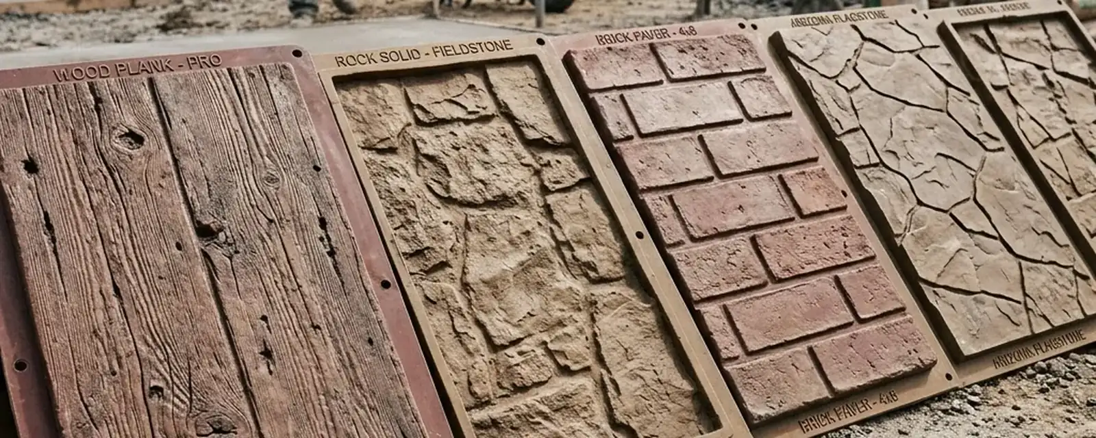 Moldes y herramientas de estampado de hormigón impreso · Santander (Cantabria) Moldes y herramientas de estampado de hormigón impreso